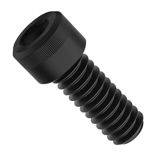 ServoCity 1/4-20 1/4 inch-20 黒色酸化被膜ソケットヘッドネジ (長さ 0.625 inch (1.6cm)) - 6個