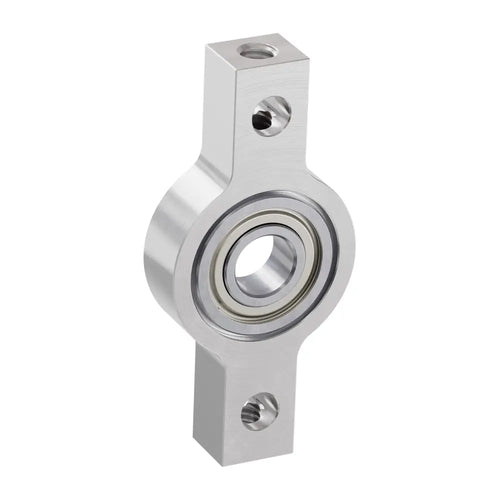 ServoCity 1/4 インチ ボア 2 サイド、1 ポスト ピロー ブロック (幅 43 mm)