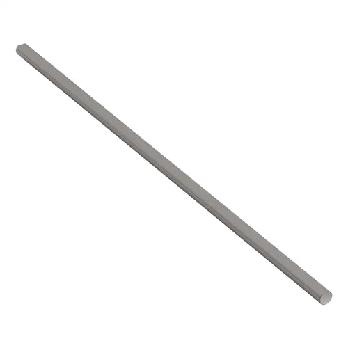 ServoCity 1/4 inch (0.6cm) D形シャフト (ステンレススチール製 長さ10 inch (25.4cm))