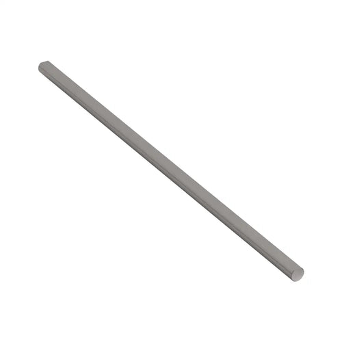 ServoCity 1/4 inch (6.35mm) D形シャフト (ステンレススチール製 長さ8 inch (203mm))