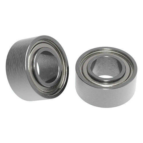 ServoCity 1/8&quot; ID フランジなしボールベアリング (外径 1/4&quot;、厚さ 7/64&quot;) - 2 パック
