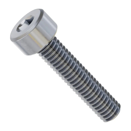 ServoCity 2800 シリーズ 亜鉛メッキ鋼製ソケットヘッドネジ (M4 x 0.7mm、長さ 18mm) - 25 個パック
