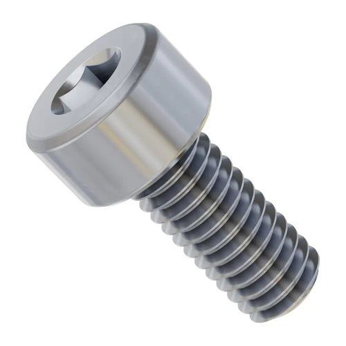 ServoCity 2800 シリーズ 亜鉛メッキ鋼製ソケットヘッドネジ (M4 x 0.7mm、長さ 9mm) - 25 個パック