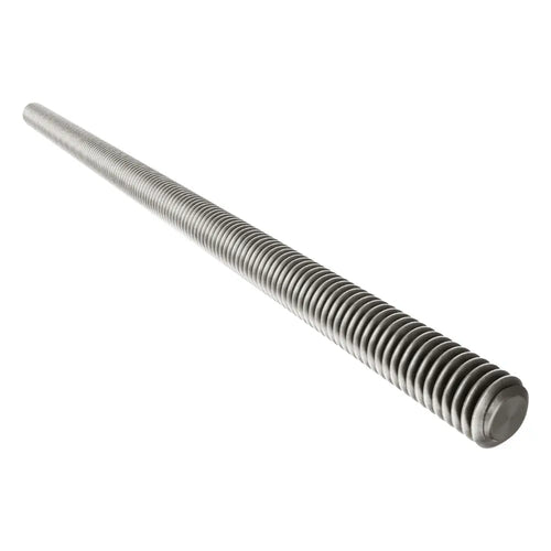 ServoCity 2808 シリーズ ステンレススチール ネジ棒 (M4 x 0.7mm、長さ 100mm) - 2 パック