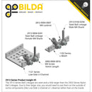 ServoCity 2913シリーズ スチール製 ボールリンク (メス M4 x 0.7mm、長さ 24.1mm) - 2個