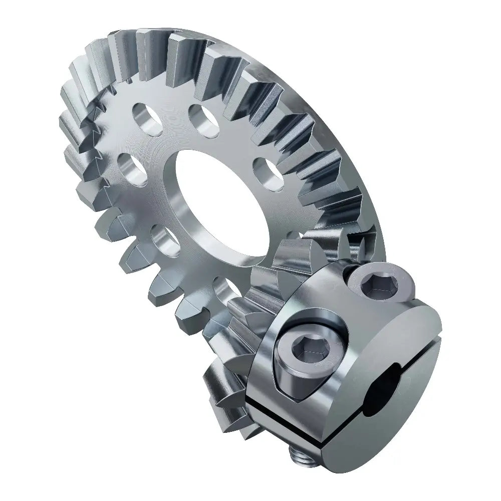 ServoCity 21 Ratio Bevel Gear Set (6mm DBore Pinion Gear)