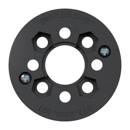 ServoCity 2mmピッチ ハブマウント GT2タイミングベルトプーリ (内径 14mm、歯数 60)