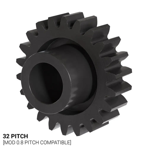ServoCity 32P、22T、0.250&quot; (1/4) ボア、プレーンボアギア (デルリン)