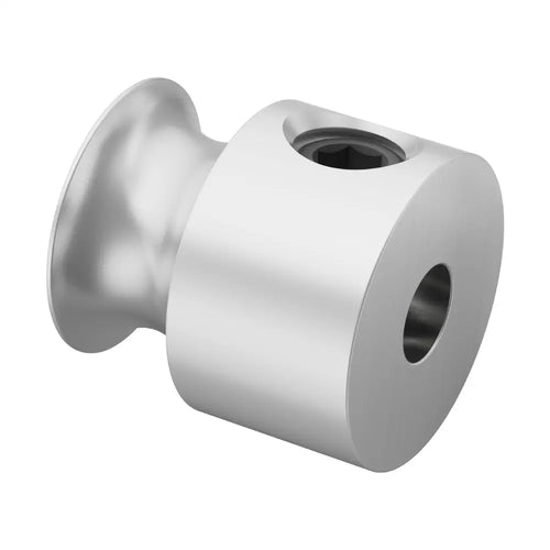 ServoCity 3401シリーズ 止めネジ式 丸ベルトプーリ (内径 4mm、ピッチ直径 8mm)