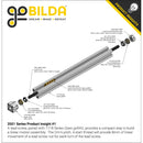 ServoCity 3501シリーズ リードネジ (リード 8mm、4条ネジ、長さ 400mm)