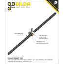 ServoCity 3501シリーズ リードネジ (リード 8mm、4条ネジ、長さ 400mm)