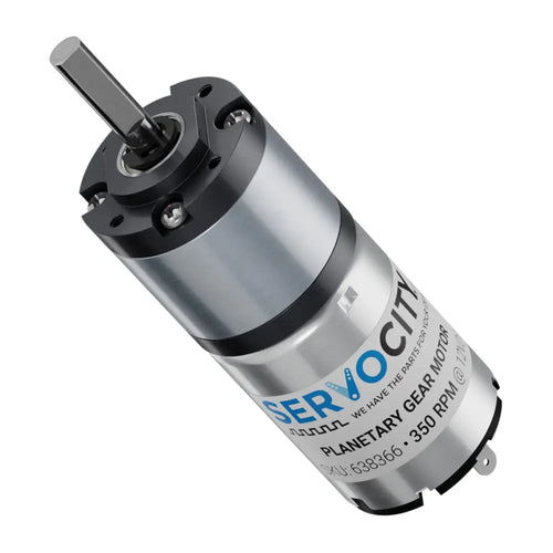 ServoCity 350 rpm プレミアム プラネタリー ギア モーター