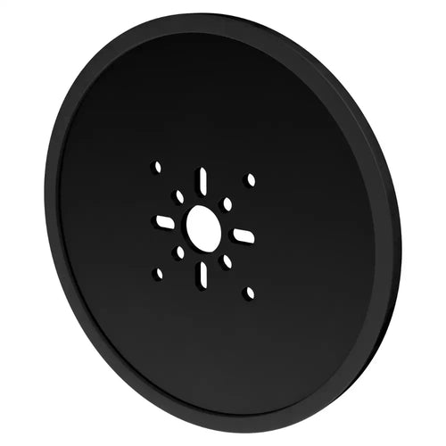 ServoCity 3607シリーズ ディスクホイール (ボア 14mm、直径 120mm、黒) - 2個パック