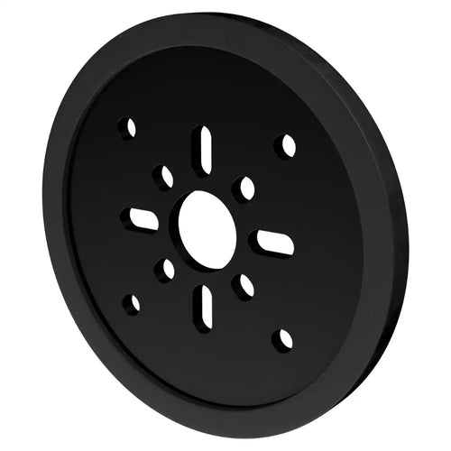 ServoCity 3607シリーズ ディスクホイール (内径 14mm、直径 72mm、黒) - 2個パック