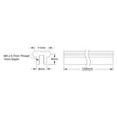 ServoCity 3700 シリーズ 14.5mm V ガイド (長さ 1200mm)