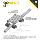 ServoCity 3700 シリーズ 14.5mm V ガイド (長さ 1200mm)