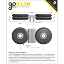 ServoCity 3700 シリーズ 14.5mm V ガイド (長さ 1200mm)