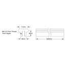 ServoCity 3700シリーズ 14.5mm Vガイド (長さ 624mm)