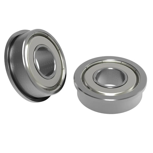 ServoCity フランジ付きボールベアリング (内径 3/8 inch、外径 7/8 inch、厚さ 9/32 inch) - 2個パック