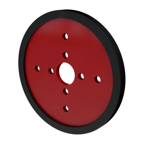 ServoCity 3 Inch (7.6cm) アクリル製 ディスクホイール (赤) - 2個