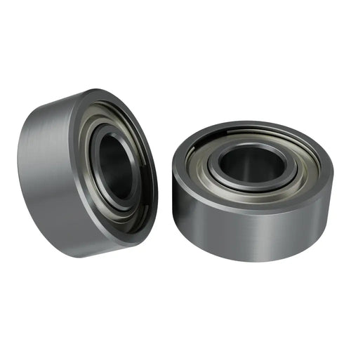 ServoCity フランジなしボールベアリング (内径 4mm、外径 10mm、厚さ 4mm) - 2個パック