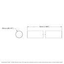 ServoCity 5mm シャフト (ステンレススチール、長さ 50mm)