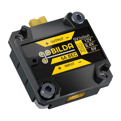 ServoCity 6A BEC / 電圧レギュレータ (入力 6～24V、出力 5V、6V、8.4V、12V、XT30コネクタ)
