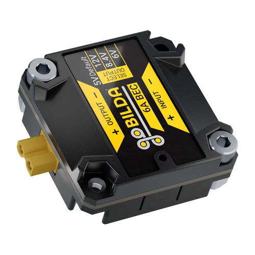 ServoCity 6A BEC / 電圧レギュレータ (入力 6～24V、出力 5V、6V、8.4V、12V、XT30コネクタ)