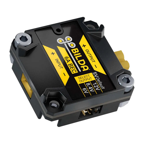 ServoCity 6A BEC / 電圧レギュレータ (入力 6～24V、出力 5V、6V、8.4V、12V、XT30コネクタ)