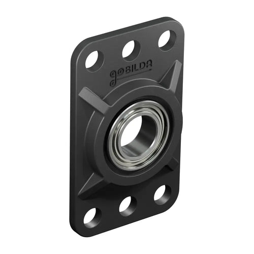  ServoCity フラットピローブロック (内径 8mm、取り付けパターン 16mm x 32mm) - 2個パック