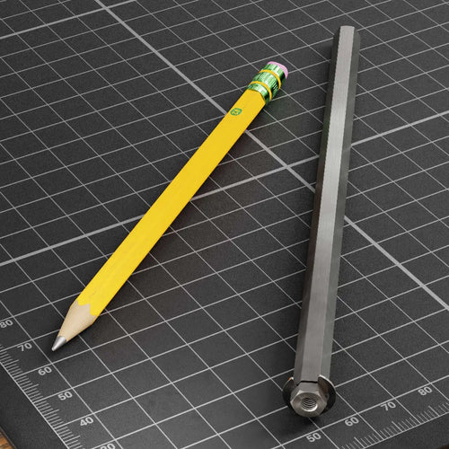 ServoCity 8mm REX™シャフト (Eクリップ付き) (ステンレススチール製 長さ168mm)