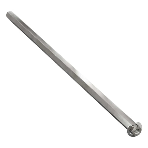 ServoCity 8mm REX™シャフト (Eクリップ付き) (ステンレススチール製 長さ264mm)