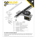 ServoCity アセタール製ギアラック (MOD 0.8、歯数 118、41穴)