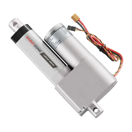 ServoCity ヘビーデューティー リニアサーボ (位置制御、12～24V、33 lb推力、1.7 inch/sec、2 inchストローク)