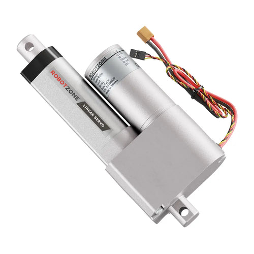 ServoCity ヘビーデューティリニアサーボ (位置制御機能 12～24V 推力225 lb (102kg) 速度0.3 inch (0.7cm) /秒 ストローク 2 inch (5cm))