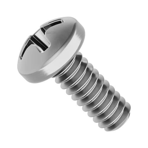 ServoCity M1.6 x 0.35mm ステンレス鋼製なべ頭ネジ (長さ 4mm) - 6個パック