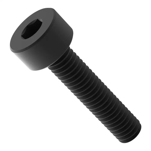 ServoCity M2.6 x 0.45mm 黒色酸化被膜六角穴付きネジ (長さ 12mm) - 6個パック