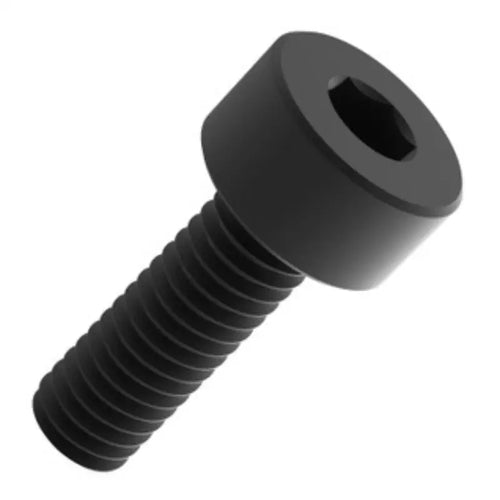 ServoCity M2.6 x 0.45mm 黒色酸化被膜六角穴付きネジ (長さ 12mm) - 6個パック