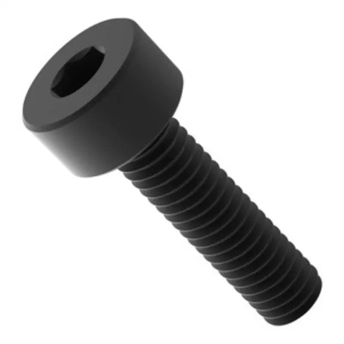ServoCity M2.6 x 0.45mm 黒色酸化被膜ソケットヘッドネジ (長さ 8mm) - 6 個パック