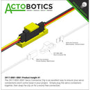ServoCity サーボコネクタクリップ (黄色) - 6個