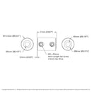 ServoCity セットスクリューシャフトカプラ (内径 5mm - 5mm)