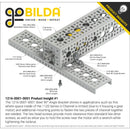 ServoCity スチール 90 度アングル ブラケット (1-1) - 4 個パック