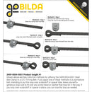 ServoCity スチールベルトクランプ 2mmピッチ GT2タイミングベルト用 - 2個パック