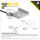 ServoCity スチールベルトクランプ 2mmピッチ GT2タイミングベルト用 - 2個パック