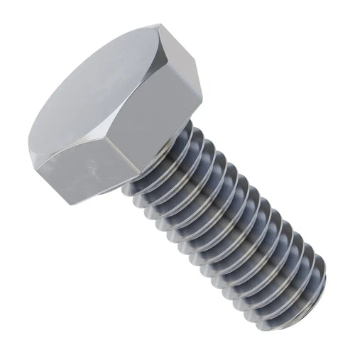 ServoCity 亜鉛メッキ鋼製六角ネジ (M4 x 0.7mm 長さ10mm) - 25個