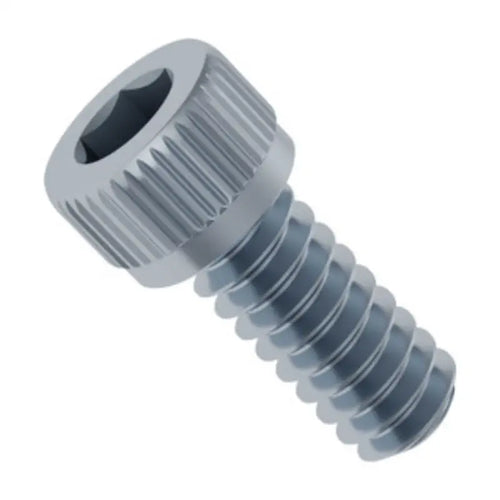 ServoCity 亜鉛メッキ鋼製ソケットヘッドネジ (6-32 UNC、長さ 3/16) - 25 個パック