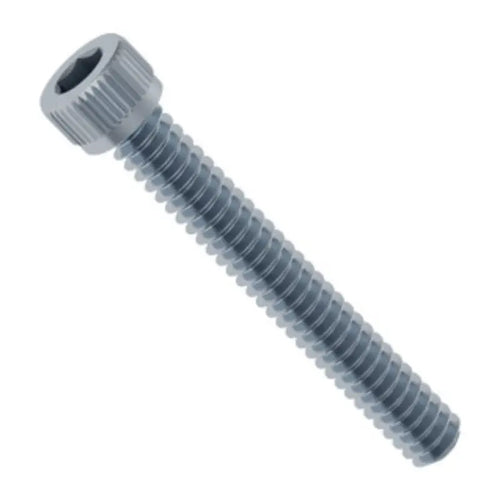ServoCity 亜鉛メッキ鋼製ソケットヘッドネジ (6-32 UNC、長さ 3/16) - 25 個パック