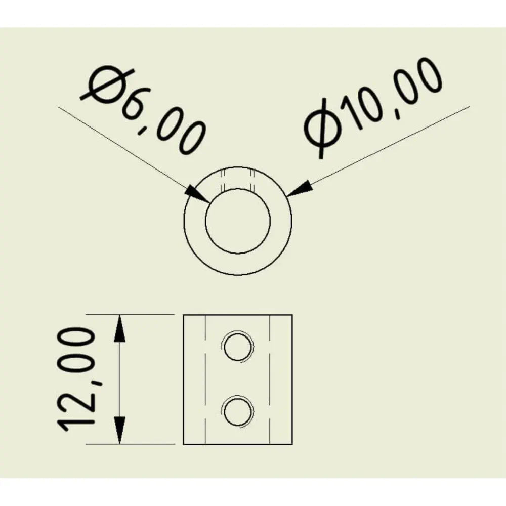 JSumoセットスクリューシャフトカプラ　6mm〜6mm（ペアで販売）