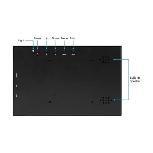 SH080 8 Inch ポータブルLCDディスプレイ 解像度 1280 x 800 スピーカー内蔵モニタ