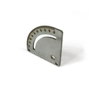 シェライン傾斜角度テーブル左側プレート刻印